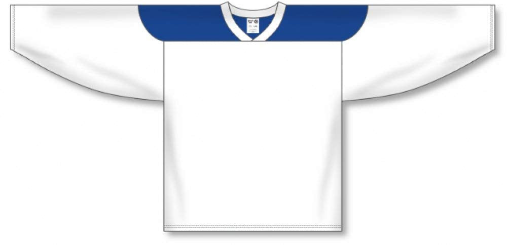Customization Depot White, Royal League Canada / USA Made Hockey Jerseys