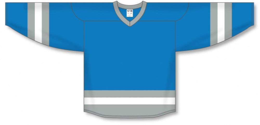 Pro Blue, Grey, White League Canada / USA Made Hockey Jerseys