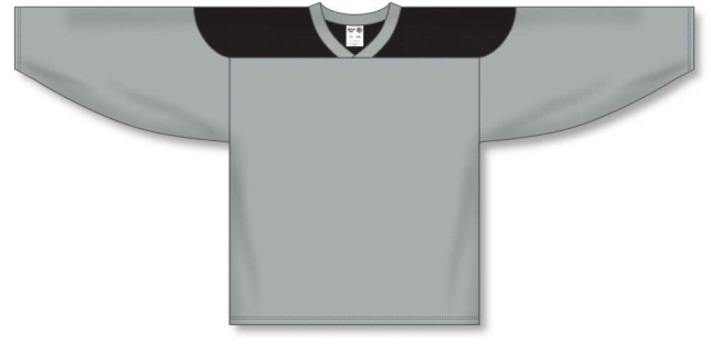 Customization Depot Grey, Black League Canada / USA Made Hockey Jerseys