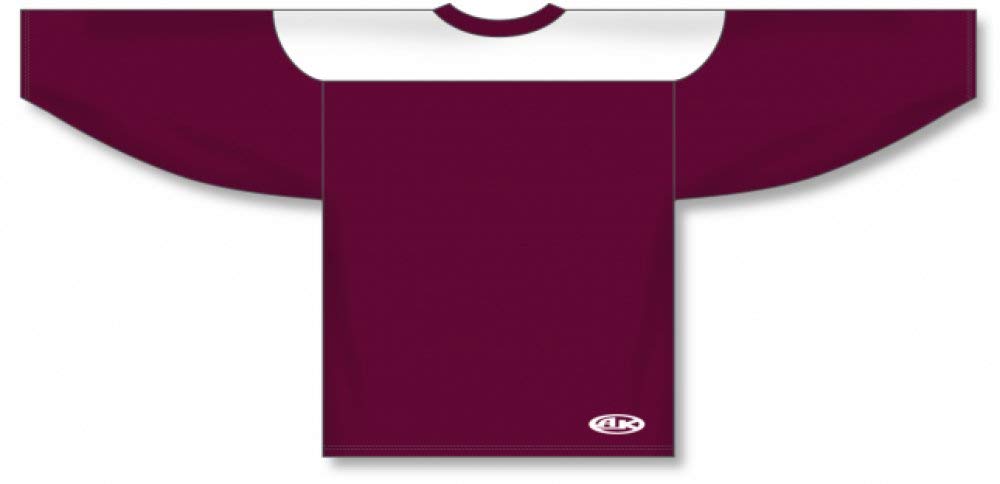 Customization Depot Maroon, White League Canada / USA Made Hockey Jerseys