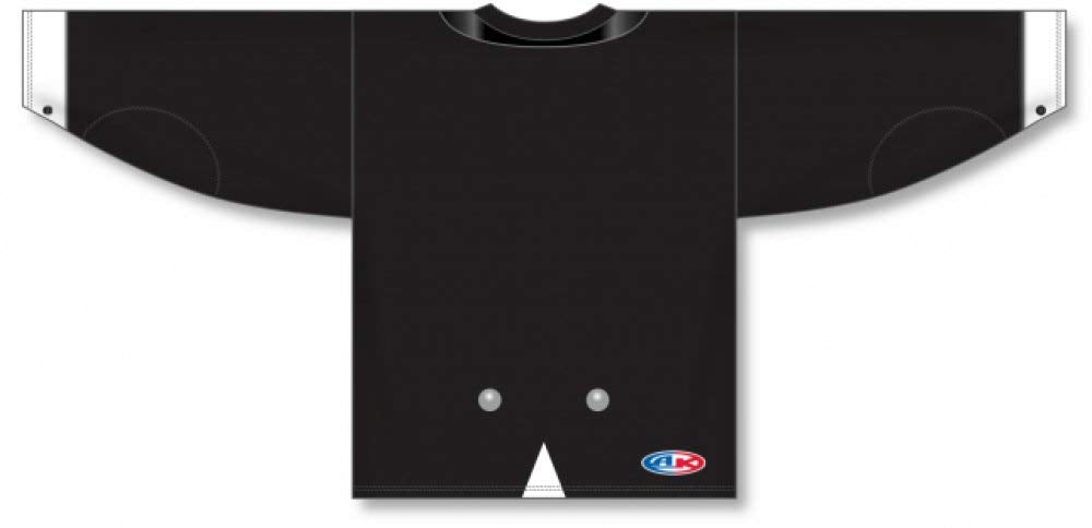 Custom Tuxedo Sublimated Black Pro Canada / USA Made  Hockey Jerseys