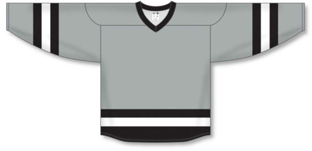 Custom Customization Depot Grey, Black, White League Canada / USA Made Hockey Jerseys