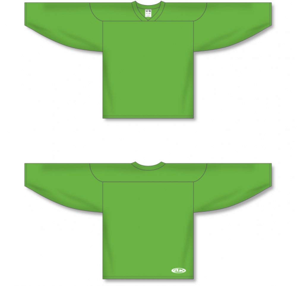 Customization Depot Lime Green Practice Canada / USA Made Hockey Jerseys