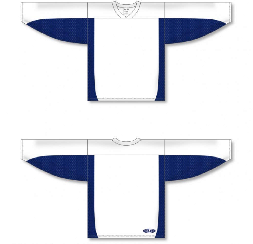 Customization Depot White, Navy League Canada / USA Made Hockey Jerseys