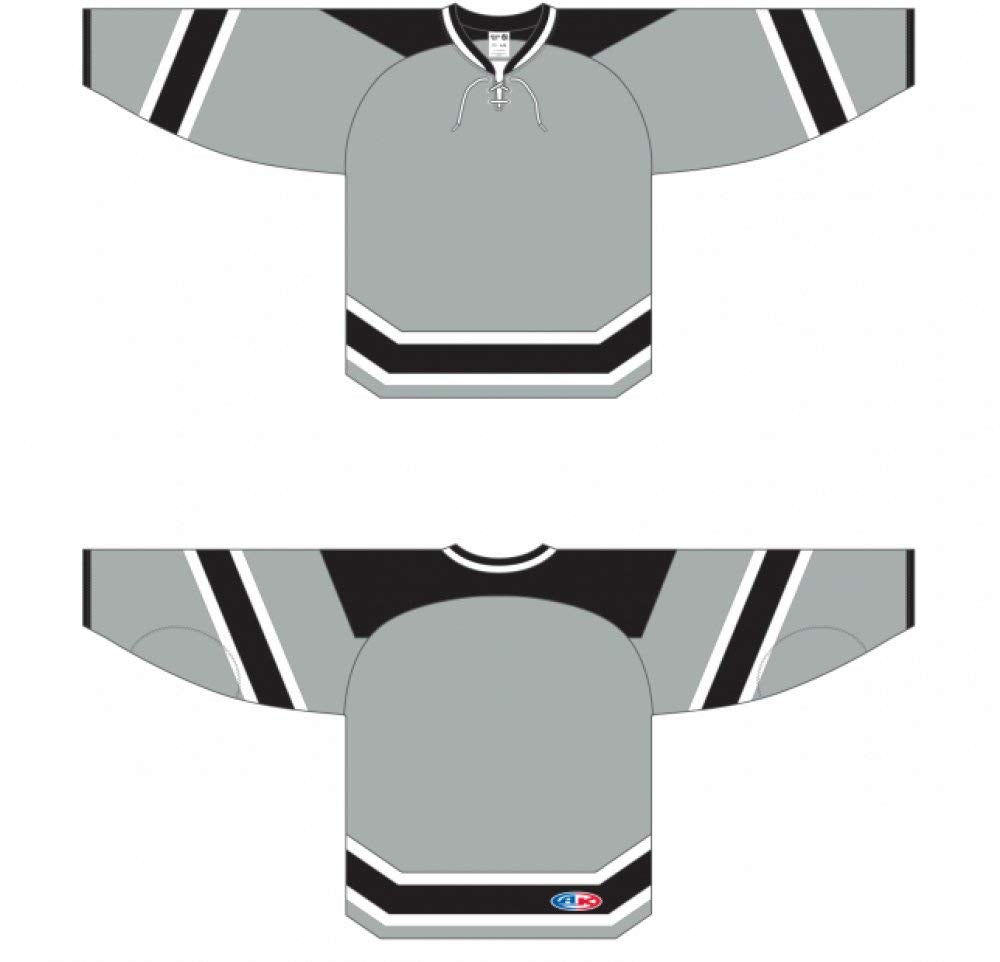 LA Stadium Series Grey Pro Canada / USA Made Hockey Jerseys