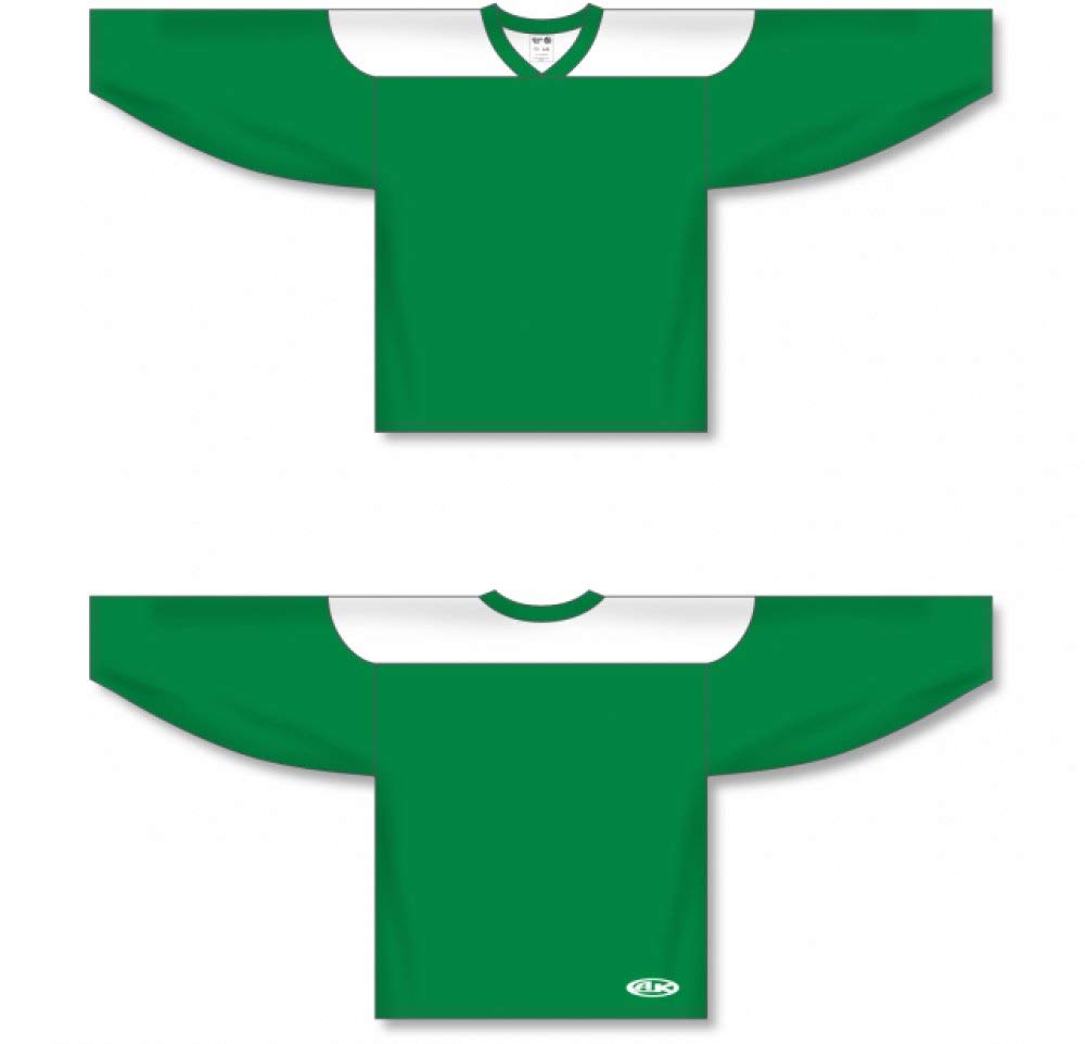 Custom Customization Depot Kelly, White League Canada / USA Made Hockey Jerseys