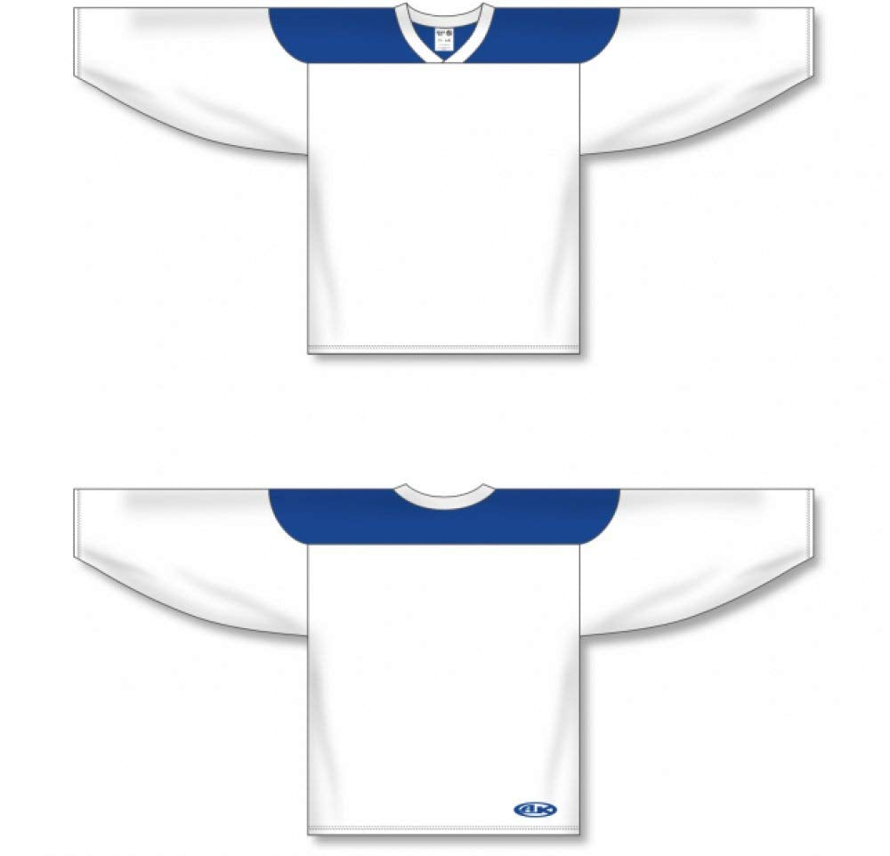 Customization Depot White, Royal League Canada / USA Made Hockey Jerseys