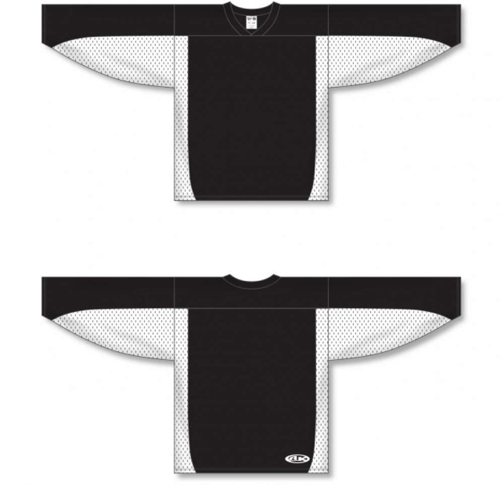 Customization Depot Black, White Durastar Mesh League Canada / USA Made Hockey Jerseys