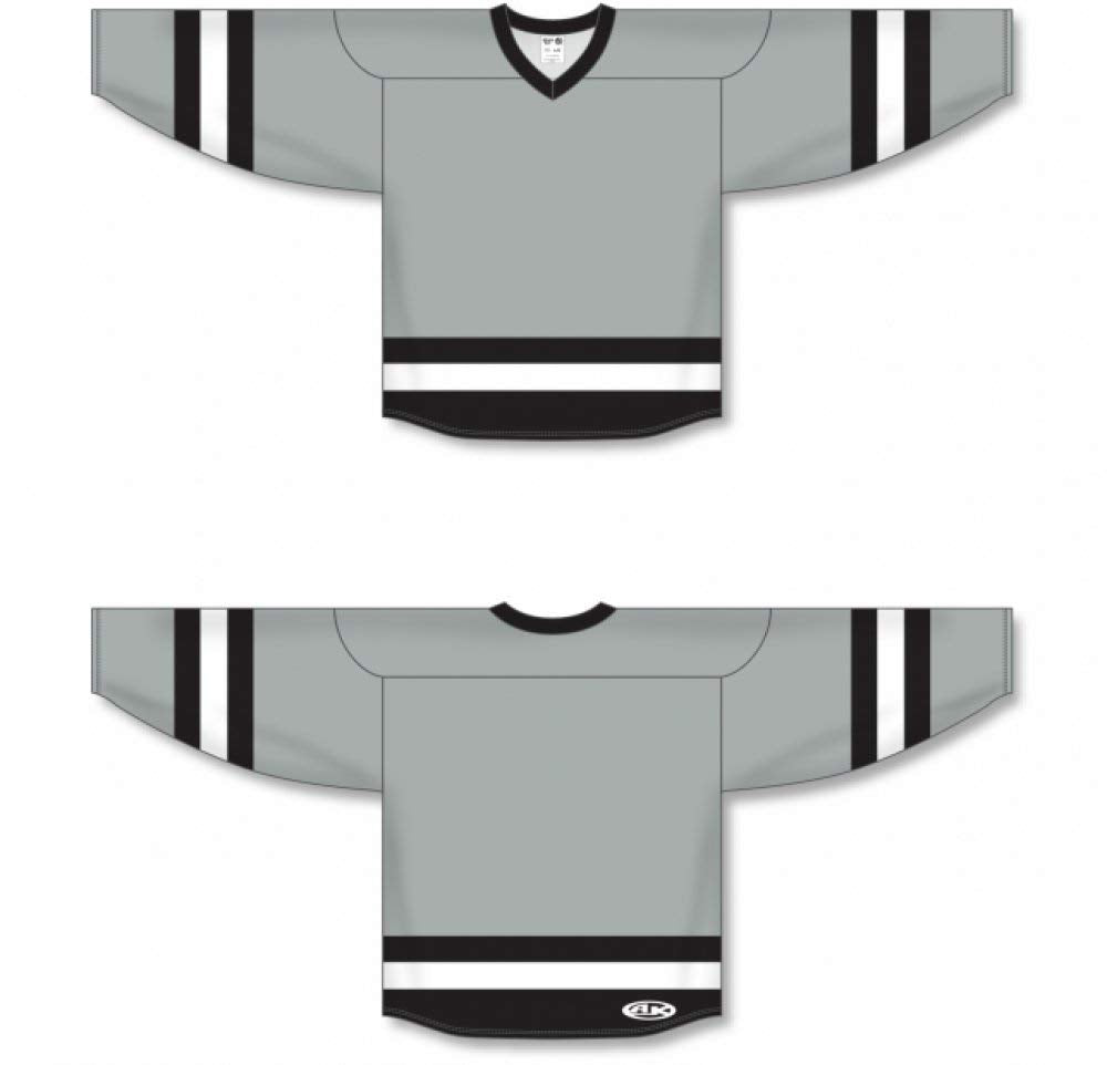 Custom Customization Depot Grey, Black, White League Canada / USA Made Hockey Jerseys