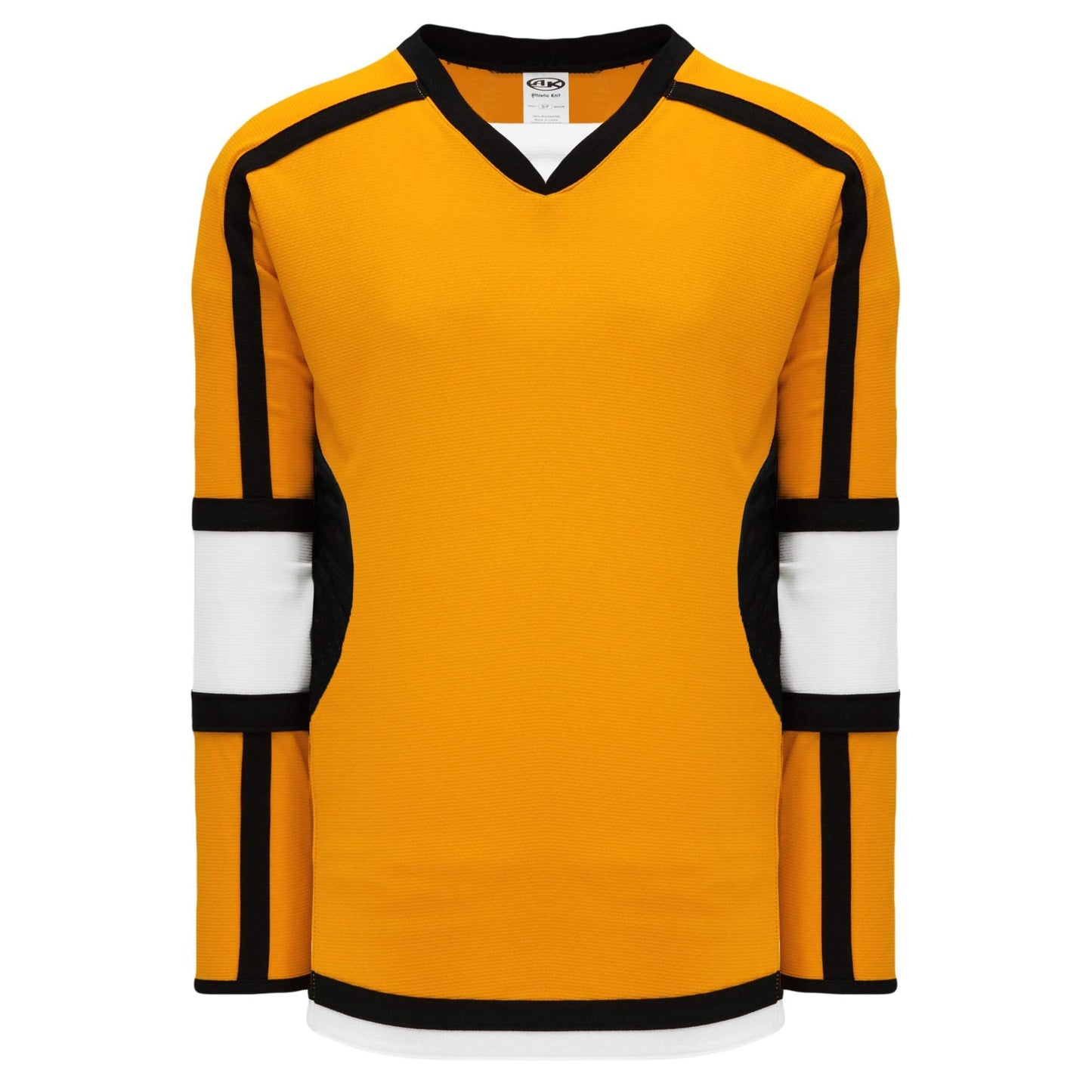 Custom Gold, Black, White hockey jerseys no minimum