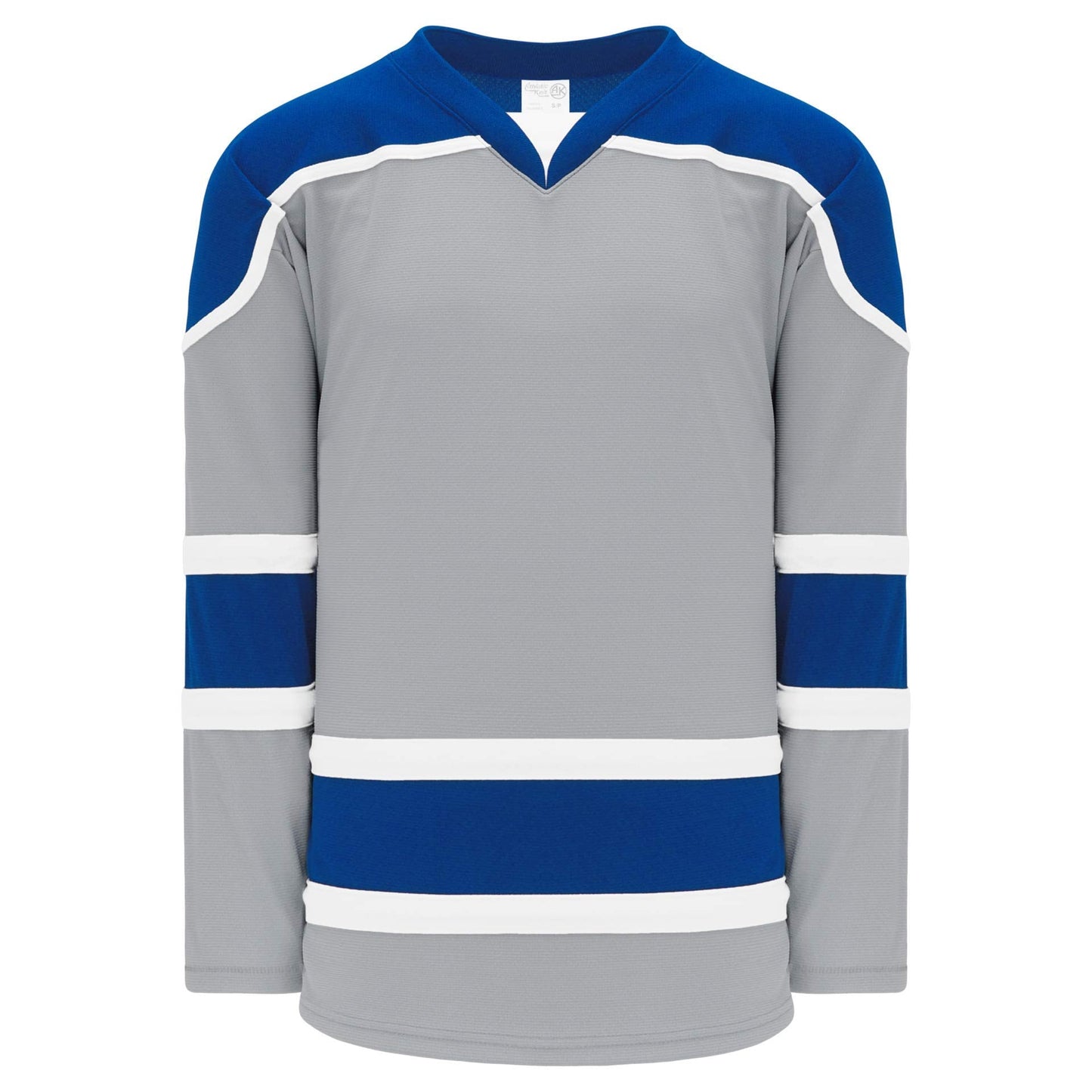 Custom Grey, Royal, White hockey jerseys no minimum