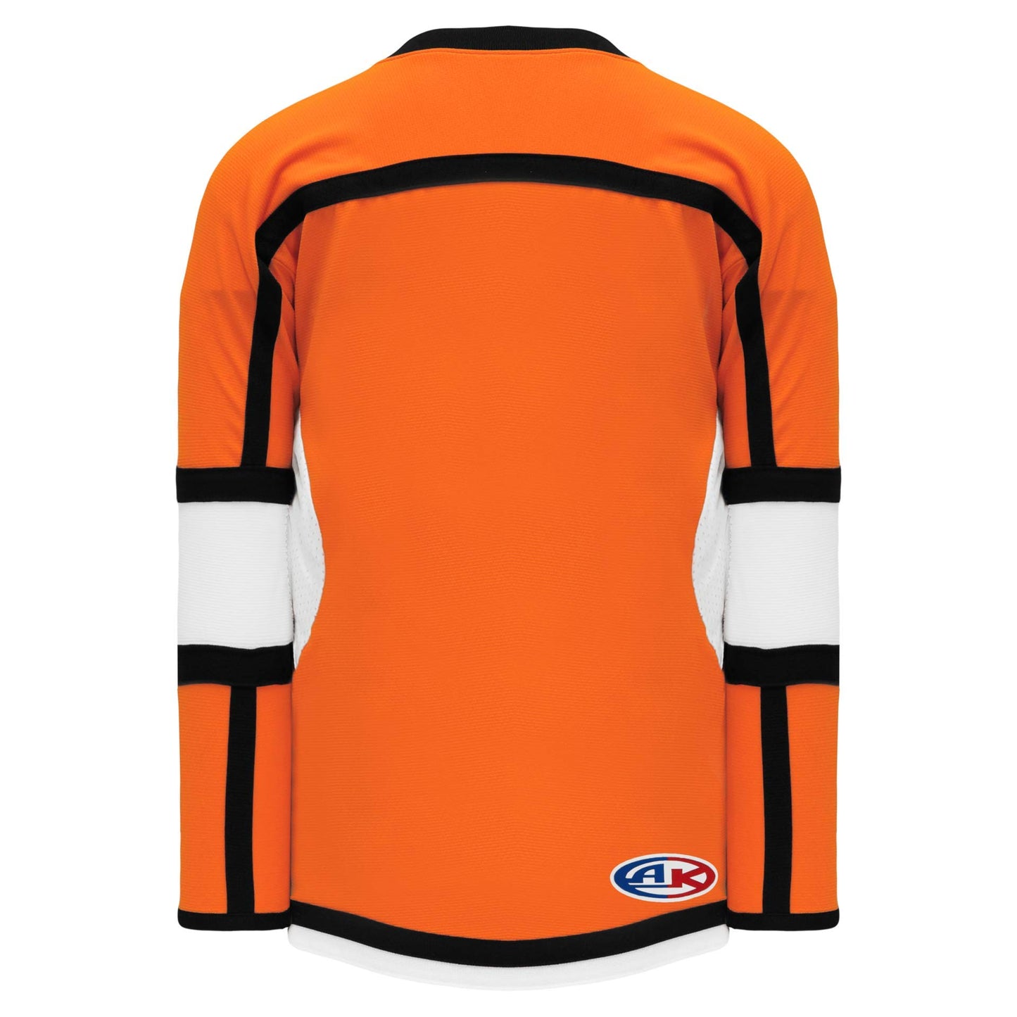 Orange, White, Black  hockey jerseys no minimum