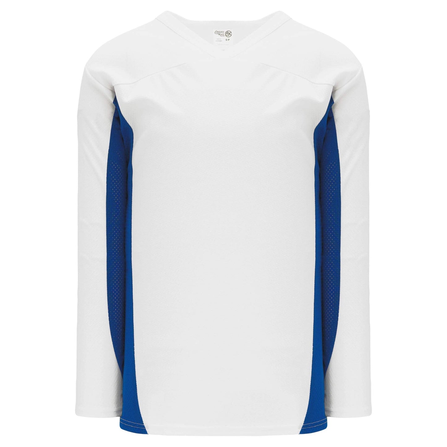 Custom Customization Depot White, Royal League Canada / USA Made Hockey Jerseys