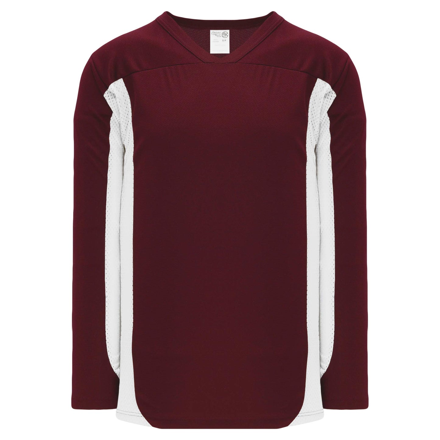 Customization Depot Maroon, White Durastar Mesh League Canada / USA Made Hockey Jerseys