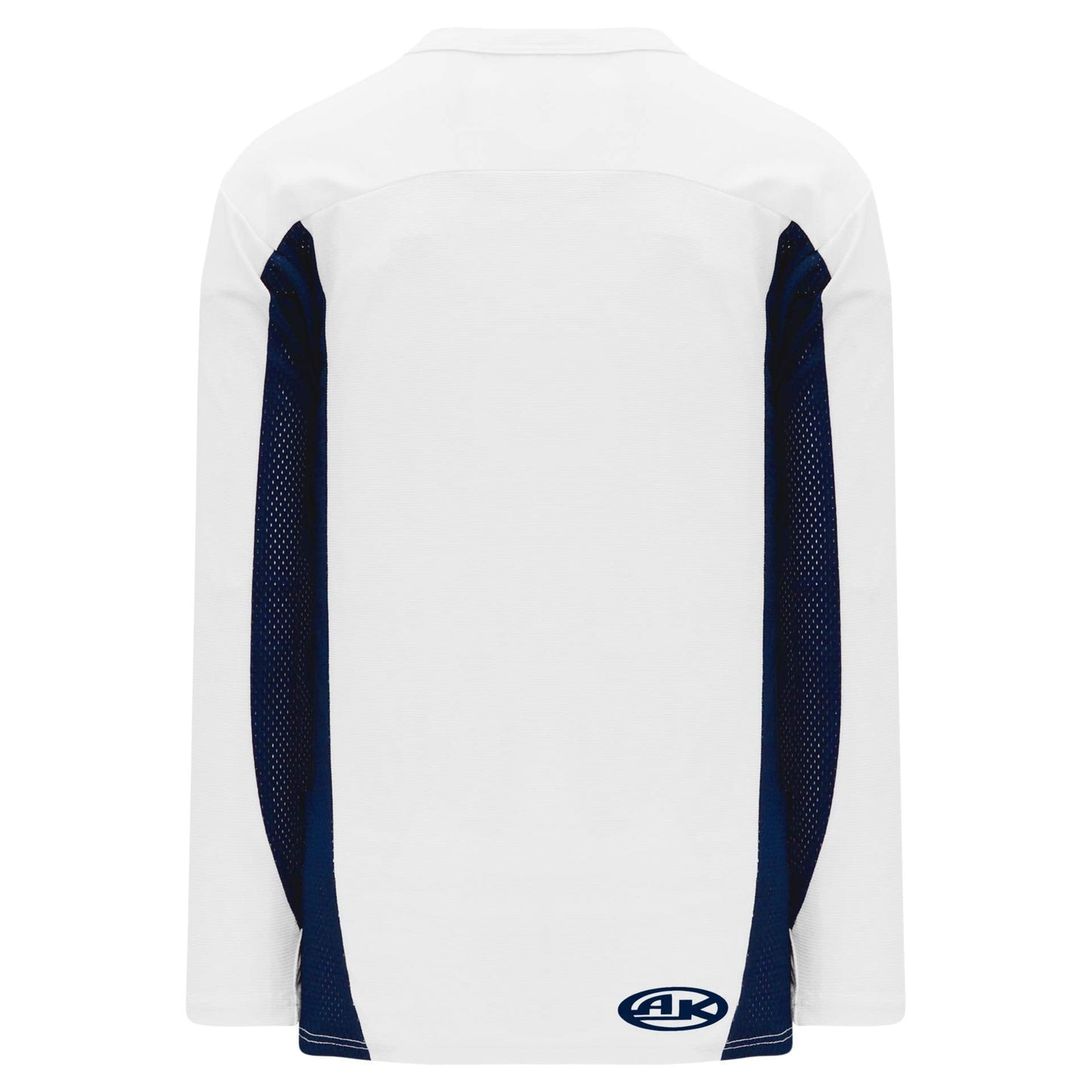 Custom Customization Depot White, Navy League Canada / USA Made Hockey Jerseys
