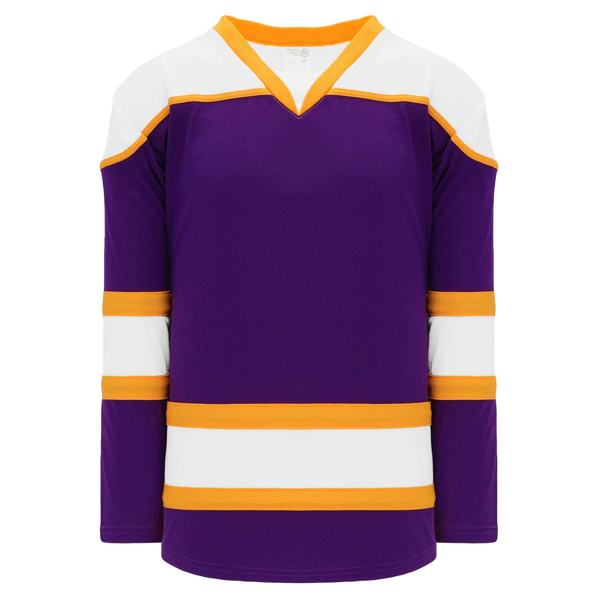 Custom Purple White Gold hockey jerseys no minimum Ice Hockey Jerseys