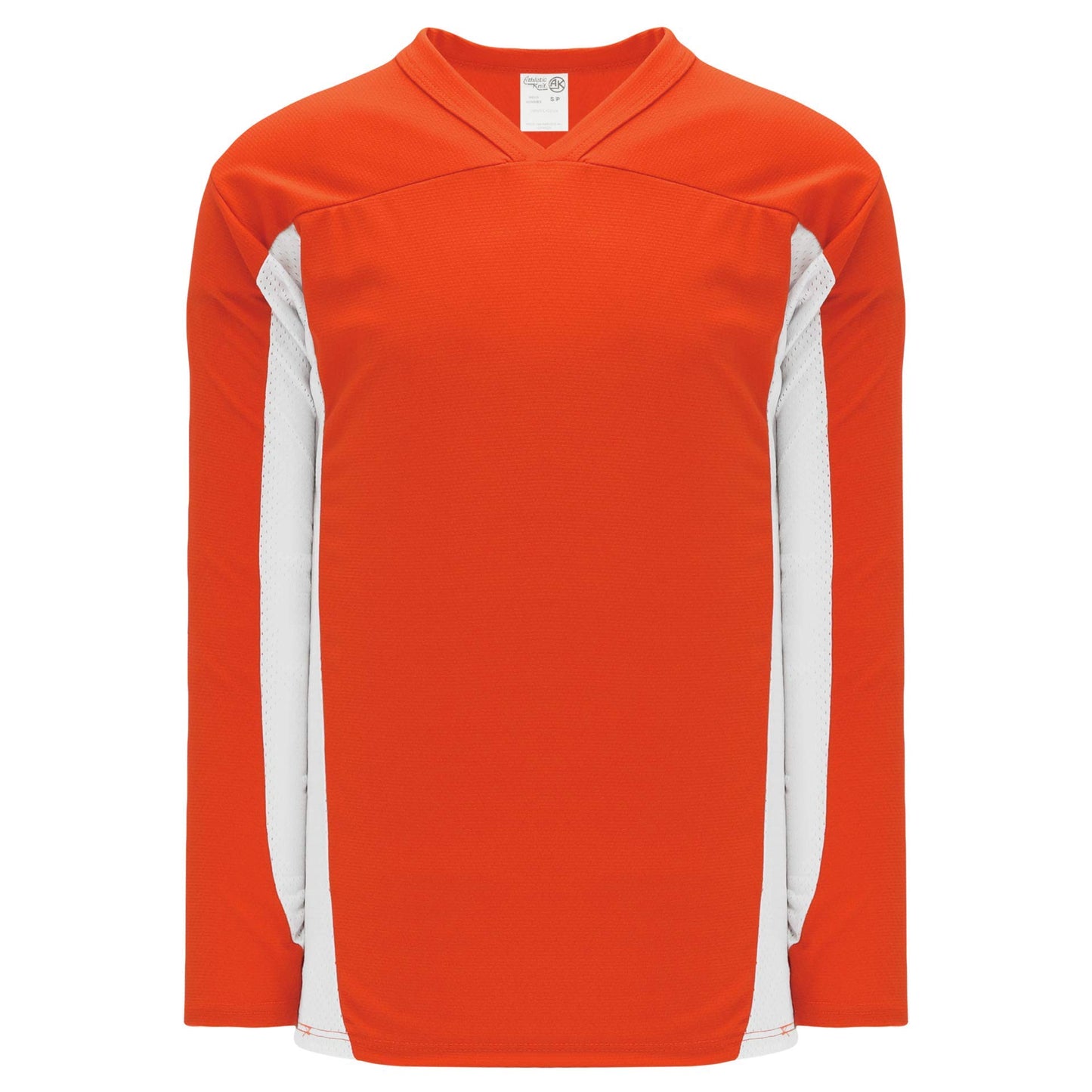 Customization Depot Burnt Orange, White League Canada / USA Made Hockey Jersey