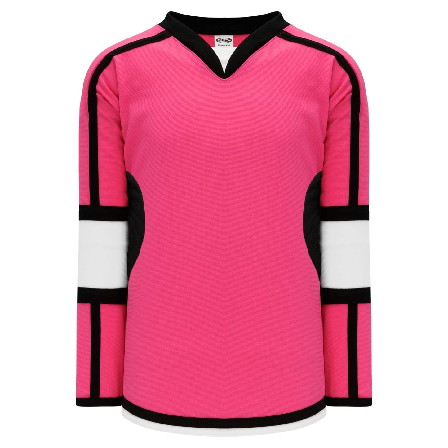 Pink, Black, White  hockey jerseys no minimum