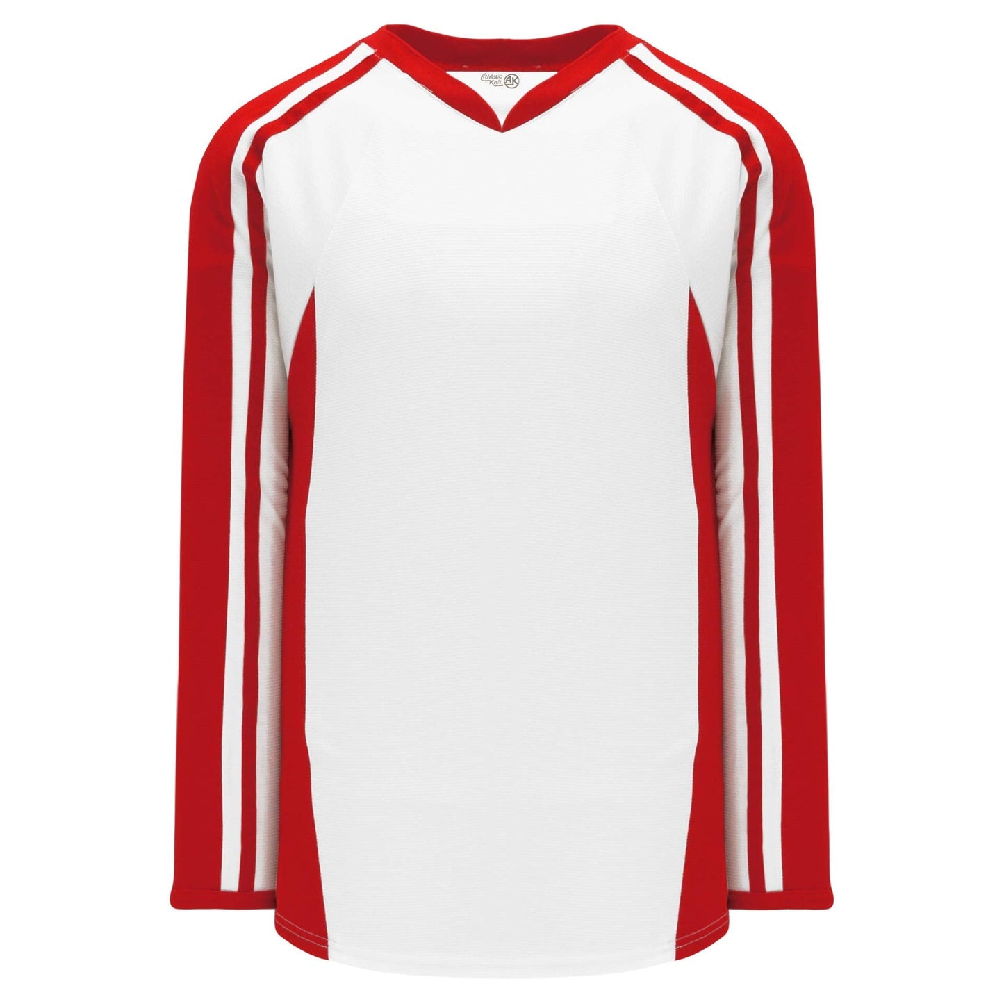 Custom Customization Depot White, Red Peterborough Canada / USA Made Hockey Jersey