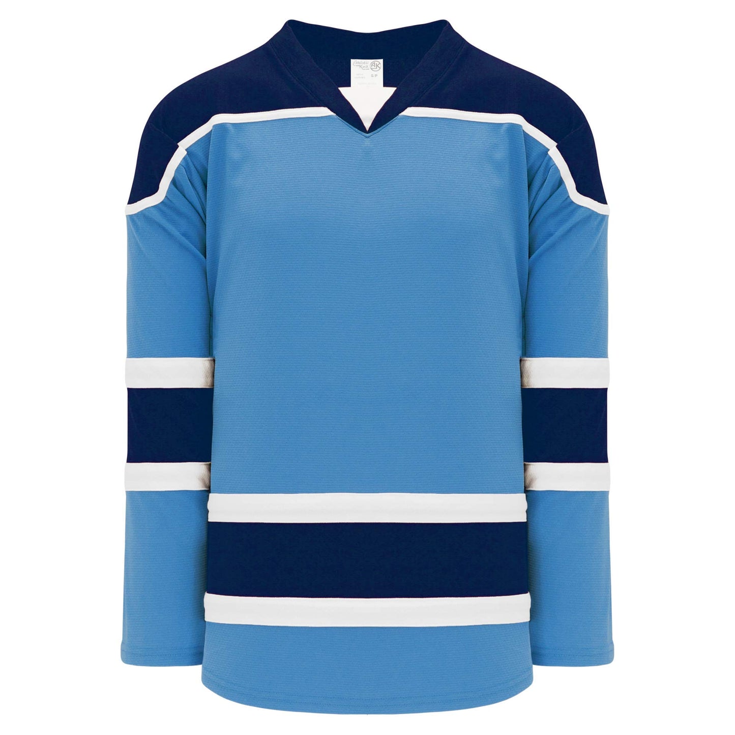 Sky, Navy, White hockey jerseys no minimum