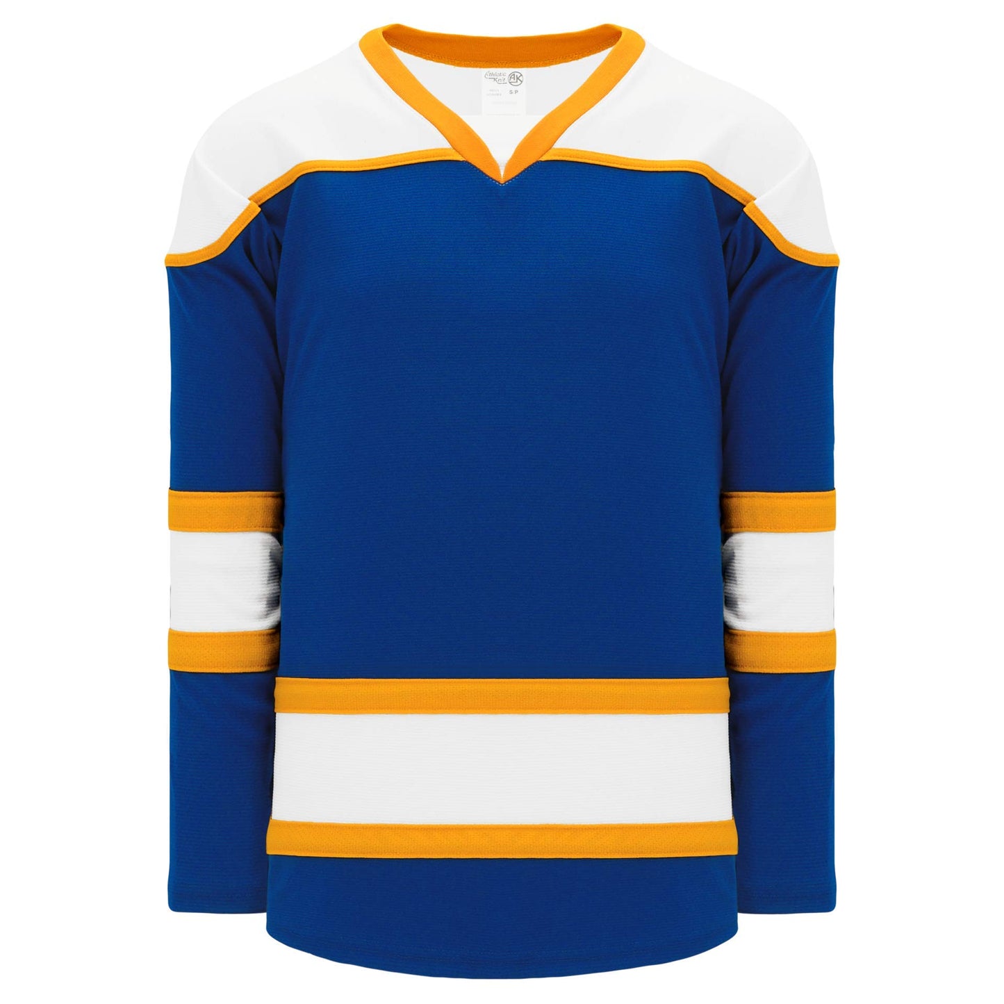 Royal, White, Gold hockey jerseys no minimum