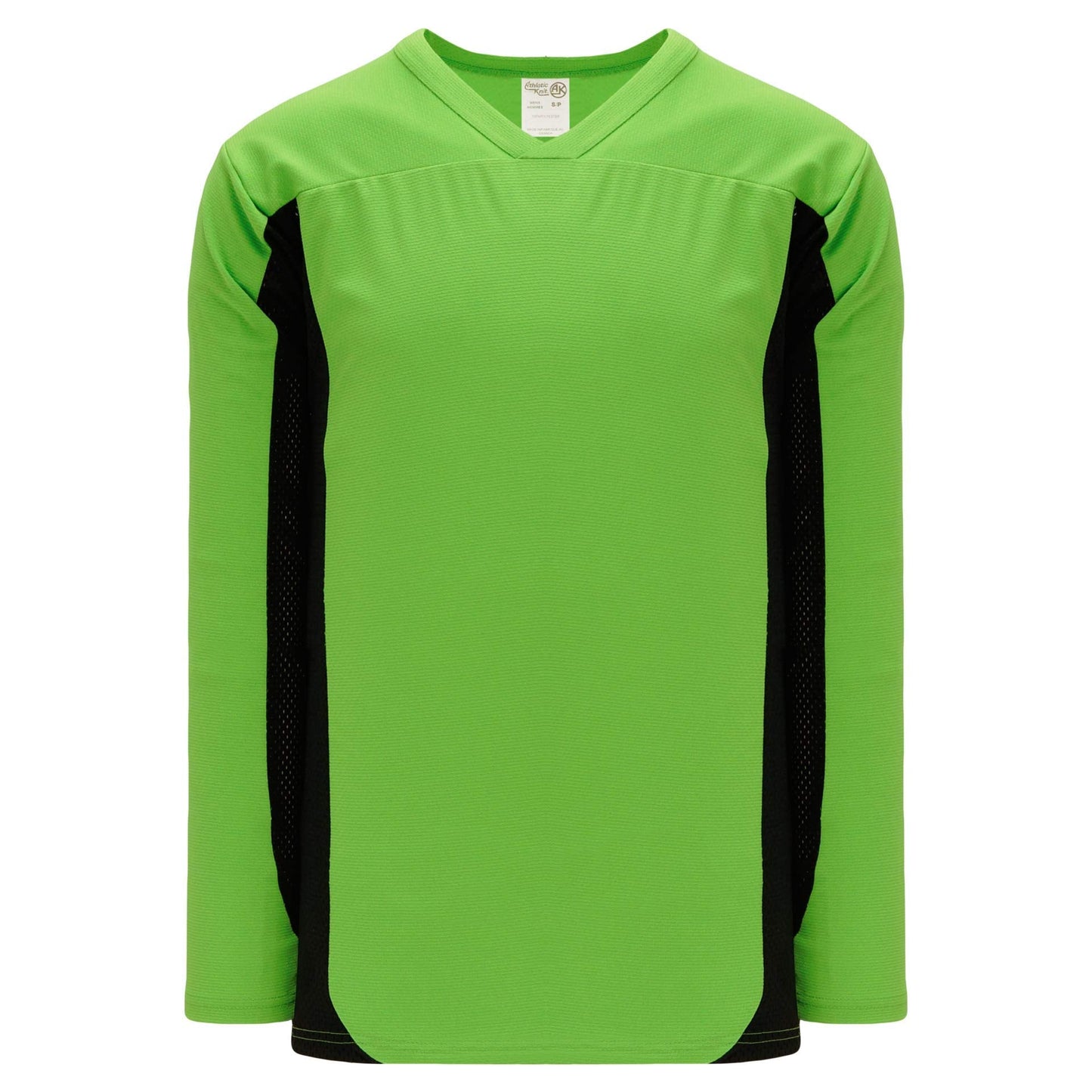 Custom Customization Depot Lime Green, Black League Canada / USA Made Hockey Jersey