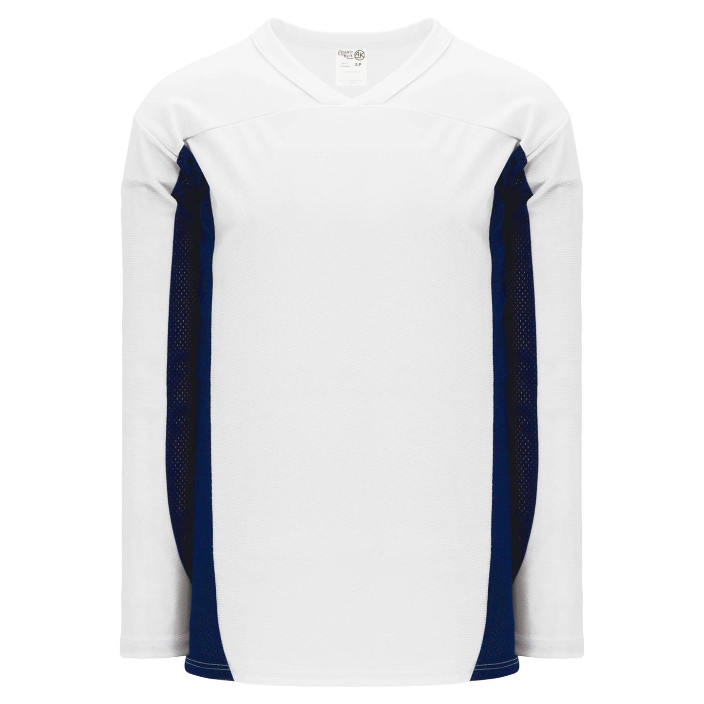 Customization Depot White, Navy League Canada / USA Made Hockey Jerseys