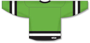 Customization Depot Lime Green, Black, White League Plain Blank Hockey Jerseys