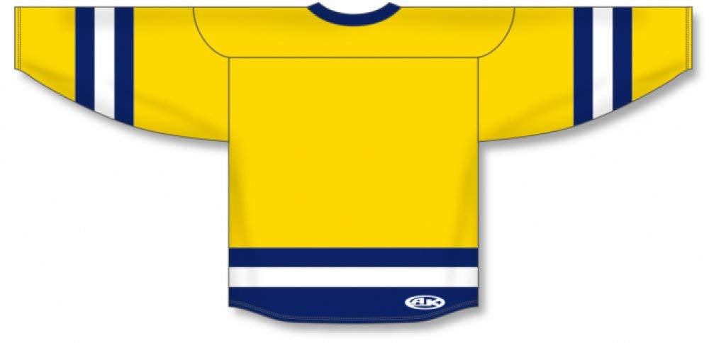 Customization Depot Maize, Navy, White League Canada / USA Made  Hockey Jerseys