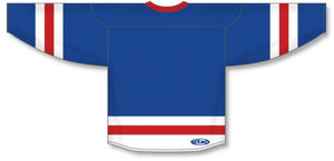 Customization Depot Royal, White, Red League Plain Blank Hockey Jerseys