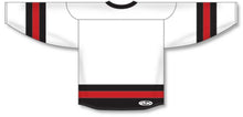 Load image into Gallery viewer, Custom or blank Wholesale Customization Depot White, Black, Red League Plain Blank Hockey Jerseys