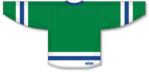 Customization Depot Kelly, White, Royal League Plain Blank Hockey Jerseys