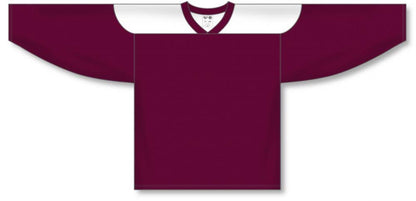 Customization Depot Maroon, White League Canada / USA Made  Hockey Jerseys