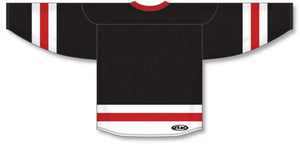 Custom or blank Wholesale Customization Depot Black, White, Red League Plain Blank Hockey Jerseys