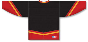 New Calgary 3RD Black Pro Plain Blank Hockey Jerseys