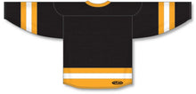 Load image into Gallery viewer, Customization Depot Black, Gold, White League Plain Blank Hockey Jerseys