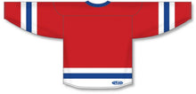 Load image into Gallery viewer, Customization Depot Red, White, Royal League Plain Blank Hockey Jerseys