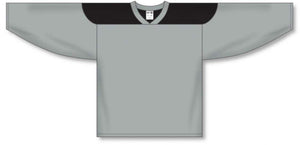 Custom or blank Wholesale Customization Depot Grey, Black League Plain Blank Hockey Jerseys