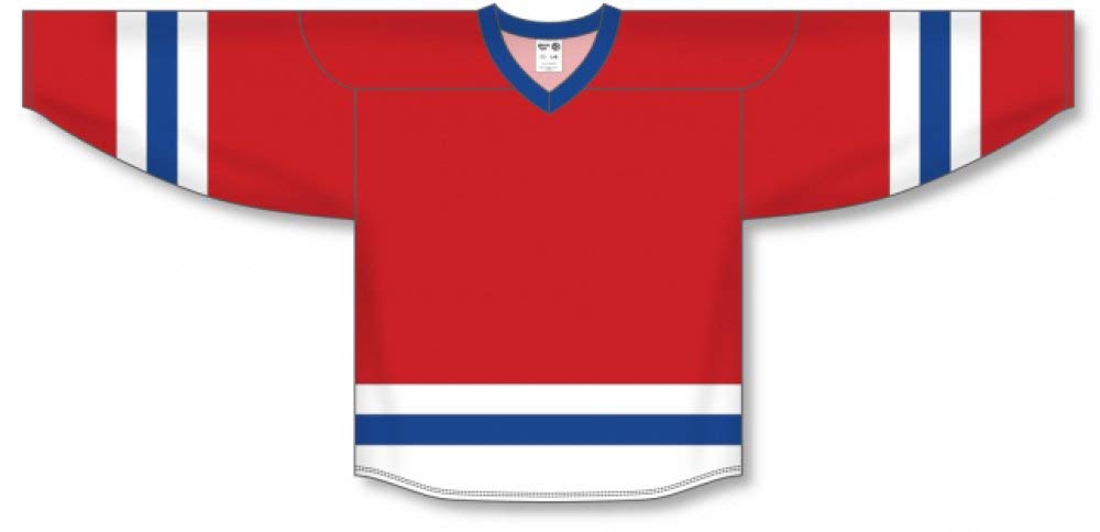 Customization Depot Red, White, Royal League Canada / USA Made  Hockey Jerseys