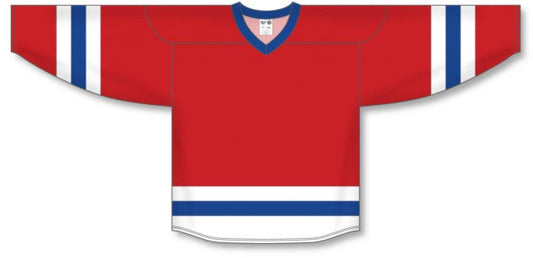 Custom Customization Depot Red, White, Royal League Canada / USA Made  Hockey Jerseys