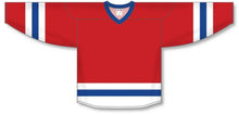 Load image into Gallery viewer, Custom or blank Wholesale Customization Depot Red, White, Royal League Plain Blank Hockey Jerseys