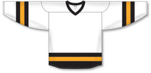 Load image into Gallery viewer, Customization Depot Grey, Black, White League Plain Blank Hockey Jerseys
