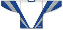 Load image into Gallery viewer, World White Pro Plain Blank Hockey Jerseys