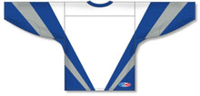 Load image into Gallery viewer, Custom or blank Wholesale World White Pro Plain Blank Hockey Jerseys