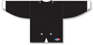 Custom or blank Wholesale Tuxedo Sublimated Black Pro Plain Blank Hockey Jerseys