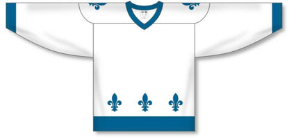 Customization Depot 2011 Quebec White Sublimated Canada / USA Made  Hockey Jerseys