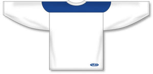 Custom or blank Wholesale Customization Depot White, Royal League Plain Blank Hockey Jerseys