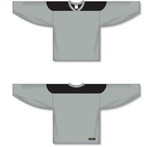 Load image into Gallery viewer, Custom or blank Wholesale Customization Depot Grey, Black League Plain Blank Hockey Jerseys