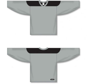 Custom or blank Wholesale Customization Depot Grey, Black League Plain Blank Hockey Jerseys