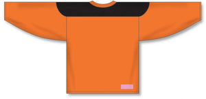 Custom or blank Wholesale Customization Depot Orange, Black League Plain Blank Hockey Jerseys